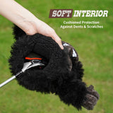 Black Bigfoot Sasquatch Driver Golf Headcover