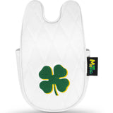 White Four-leaf Clover Mallet Putter Golf Head Cover