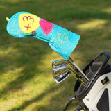 Blue Crocodile Graffiti Bird Golf Headcover