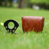 Brown Retro Golf Head Cover Set