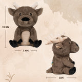 Moose Plush Animal Driver Golf Head Cover