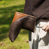 Brown PU Putter Golf Headcover