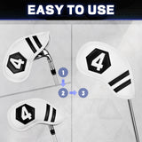 Black Rhombus Iron Headcover Set 10 pcs (4-9, P, A, S, L)