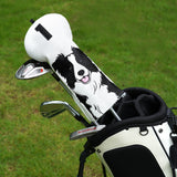 Border Collie Driver Golf Cover