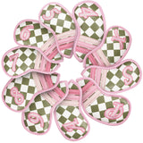 Pink Checkerboard Iron Golf Head Cover