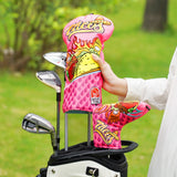 Rose Red TACO Printing and Patch Embroidery Golf Head Cover