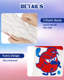 White PU Bird Milkshake Driver Golf Head Cover