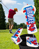 White PU Bird Milkshake Driver Golf Head Cover