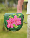 Dark Green Rhododendron Driver Golf Head Cover