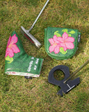 Dark Green Rhododendron Driver Golf Head Cover