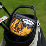 This is Fine Dog DF3 Mallet Putter Golf Cover