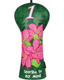 Azaleas Driver Dark Green Golf Head Cover Set