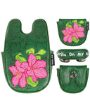 Dark Green Rhododendron Driver Golf Head Cover