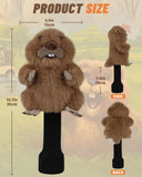 Groundhog Plush Driver Golf Headcover