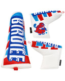 White PU Bird Milkshake Putter Golf Head Cover