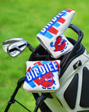 White PU Bird Milkshake Putter Golf Head Cover