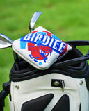 White PU Bird Milkshake Putter Golf Head Cover
