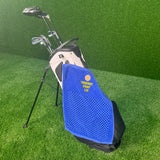 Cotton Jacquard Waffle Embroidered Golf Towel
