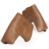 Brown Retro Mallet Putter Golf Head Covers