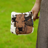 Brown Cow Square Putter Golf Headcover