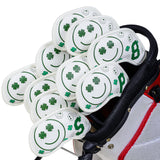 Green Smile Iron Head Cover