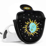 Tarot Card Blade (Widen)  Mallet Black Putter Golf Headcover