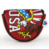 Red USA Eagle OZ.1 Mallet Putter Golf Headcover