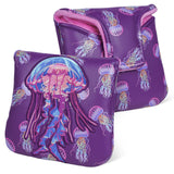 Purple PU Jellyfish Square Putter Golf Headcover