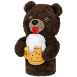 Brown Beer Bear Driver Golf Headcover