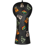 Black Dollar Money Bag Driver Golf Headcover