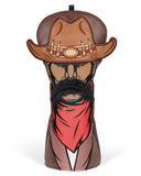 Brown Western Cowboy Driver Golf Headcover