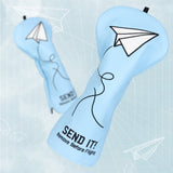LC Paper Plane 460cc Blue Driver Golf Head Cover