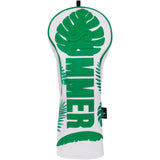 Green Turtle Back Leaf Three-piece Driver Golf Headcover