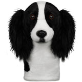Realistic Cocker Spaniel Plush Driver Golf Headcover