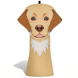 Yellow Golden Retriever Driver Golf Head Covers