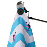 Flamingo Double-sided Printing Golf Towel 40*60CM