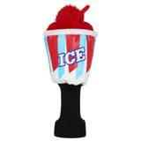 Red ICE Driver Plush Golf Head Cover with Sock
