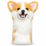 Realistic Corgi Plush Driver Golf Headcover