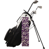 Two-color Skull Cotton Jacquard Golf Towel