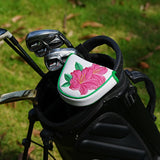 Azaleas Single Ear Mallet Putter Golf Headcover