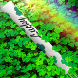 White Four-leaf Clover Alignment Stick Cover