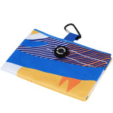 Yellow Tiger Magnet Golf Towel