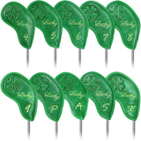 Green Luck Four-Leaf Clover Iron Golf Headcover