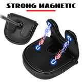 Black Magnetic Leather Putter Cover for LAB DF3