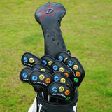 Eat,Shop,Play Golf Iron Cover 10pcs（4-9,P,A,S,L)