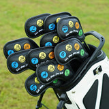 Eat,Shop,Play Golf Iron Cover 10pcs（4-9,P,A,S,L)