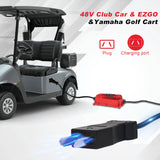 18 Amp Golf Cart Charger with Crowfoot Plug for 48V EZGO Golf Cart