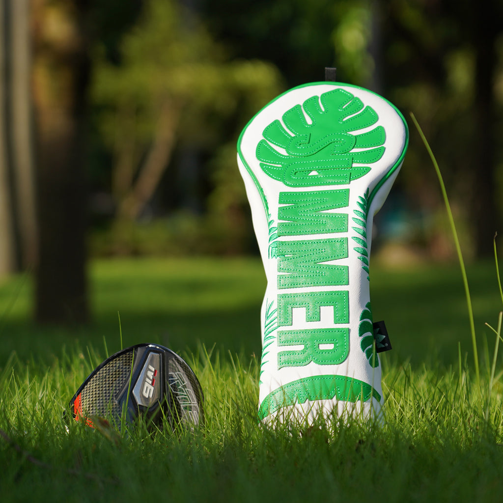 Green Turtle Back Leaf Three-piece Driver Golf Headcover – Craftsman Golf
