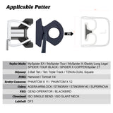 Custom Multi-Fit Magnetic Mallet Putter Headcover – L