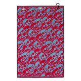 Two-color Skull Cotton Jacquard Golf Towel